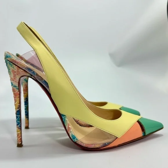 Christian Louboutin Air Chance 120 Primevere size 10.5 - Picture 10 of 16